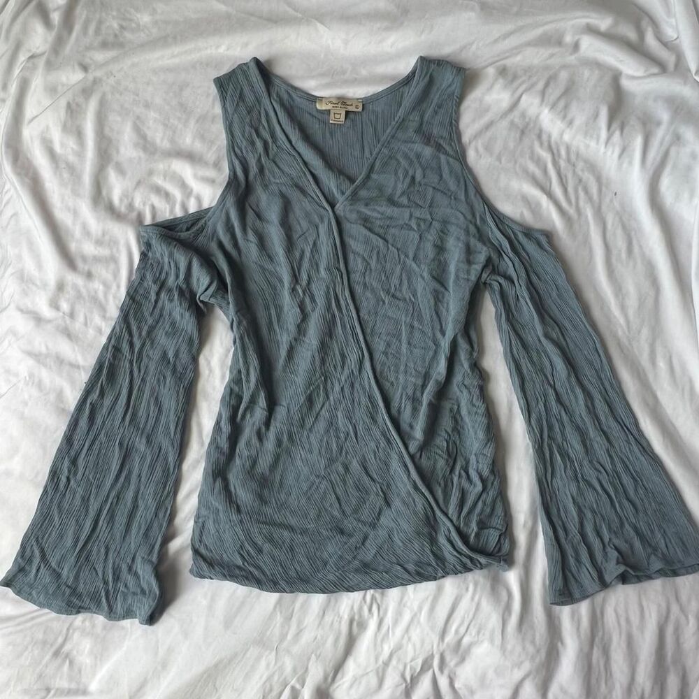 Final-touch Women's Blue and Green Blouse
